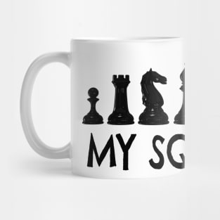 Chess Pieces Squad Mug